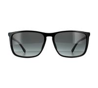 Hugo Boss Men's Square Black Dark Grey Gradient Sunglasses Hugo Boss Black One Size