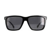 Hugo Boss Men's Square Black Ruthenium Grey Blue BOSS 1317/S Hugo Boss Black One Size