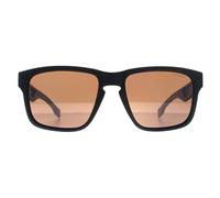 Hugo Boss Men's Square Matte Black Brown Polarized BOSS 1497/S Hugo Boss Black One Size