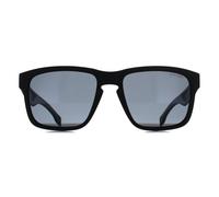 Hugo Boss Men's Square Matte Black Grey Grey Polarized Oleophobic BOSS 1497/S Hugo Boss Black One Size