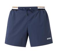 Hugo Boss Mens Swim Shorts BOSS Ripstop Isle Short in Dark Blue