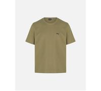 Hugo Boss Men's Waffle T-shirt Khaki - Green - Size: 40