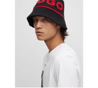 HUGO Men's Xuss Bucket Hat - Black - Size: ONE size