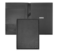 Hugo Boss Monogram A4 Writing Case Black