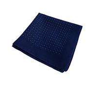 Hugo Boss Navy Dotted Pocket Square, Blue, One Size