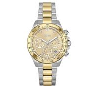 Hugo Boss Novia 1502618 Women's Multi-Dial Watch - 38mm Gold Dial Two-Tone Bracelet