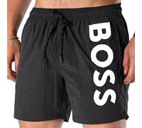 Hugo Boss Octopus Men's Black Regular Fit Swim Shorts