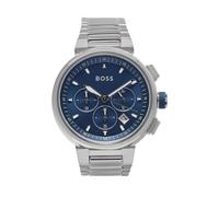 HUGO BOSS One HB1513999 Chronograph Blue Dial Silver Steel Strap Mens Watch 44mm