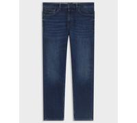 Hugo Boss Orange Mens Delaware Slim-Fit Jeans in Dark Blue Cotton - Size 36W/30L