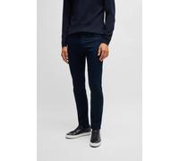 Hugo Boss - P-delaware5 Dark Blue Slim-fit Trousers/ Jeans In Brushed Satin 50524431 404 - 34/36