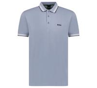 Men's BOSS Paddy Piqué Polo Shirt Grey - Size: Regular/36
