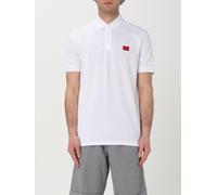 Hugo Mens Polo Shirt - White Cotton - Size Large