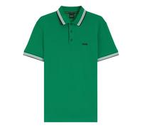 HUGO BOSS Polo Shirt Mens Paddy Pique Cotton Regular Fit Green