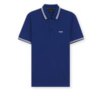 HUGO BOSS Polo Shirt Mens Paddy Pique Cotton Regular Fit Navy Blue