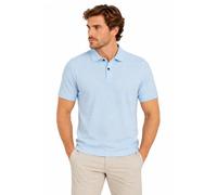 Hugo Boss Polo Shirt Regular Fit Cotton Linen Pastel Blue 50511600