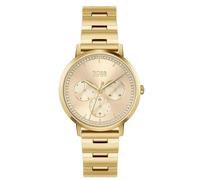 Hugo Boss Prima 1502572 Women's Multifunction Watch - 35mm Gold Sunray Dial Gold Steel Bracelet