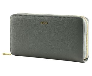 HUGO BOSS Purse Signature Lady Travel Wallet Lilac Blue-Grey