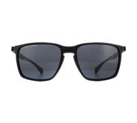 Hugo Boss Rectangle Mens Dark Grey Sunglasses - One Size
