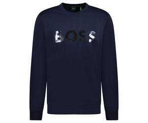 Hugo Boss Salbo Mirror Crewneck Sweatshirt Navy