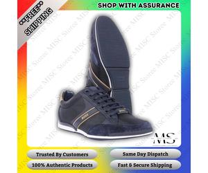 HUGO BOSS Saturn_Lowp_MX Men's Sneakers UK 9 EU 43 - Dark Blue - New