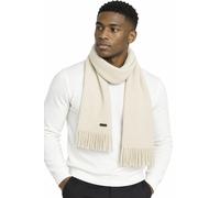 Hugo Boss Scarf Mens Albas Cream Virgin Wool 100% Genuine New With Tags
