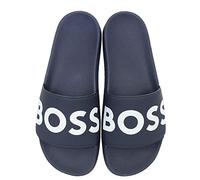 Hugo Boss Sean Sliders Dark Blue With White BOSS Logo Size UK 7/EU 41