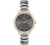 Hugo Boss Signature 1502569 Women's Quartz Watch - 34mm Grey Dial Two-Tone Bracelet