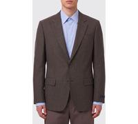 Hugo Boss Single-Breasted Blazer in Wool Silk and Linen - Size: 52 - male