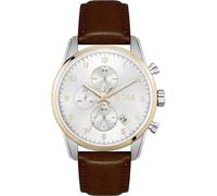 Hugo Boss Skymaster 1513786 Men's Watch - 44mm Silver Dial Leather