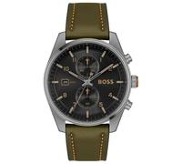Hugo Boss Skytraveller 1514148 Men's Watch - 44mm Black Dial Leather