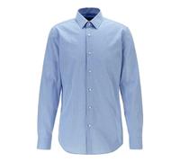 Hugo Boss Slim Fit Cotton Poplin Shirt Light Blue Mod. Isko 50413741