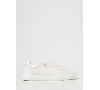 Men's HUGO Blake Tenn Mens Leather Trainers with Branded Quarter NOS - White - Size: 12