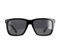 Hugo Boss Men's Square Black Ruthenium Grey Blue BOSS 1317/S Hugo Boss Black One Size
