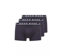 Hugo Boss Stretch Cotton Boxer Trunks, Pack of 3 - Dark Blue