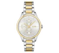 Hugo Boss Symphony 1502585 Men's Chronograph Watch - 36mm White Dial Steel Bracelet