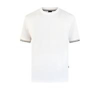 Hugo Boss T-Shirt Thompson 04 White Men's Regular Fit Crew Neck Short Sleeve