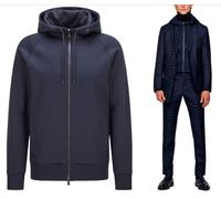 Hugo Boss T Silk Tailored Stevenson 11 Hoodie Sweatshirt Jacket XL