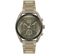 Hugo Boss Top 1514094 Men's Chronograph Watch - 44mm Green Dial Steel Bracelet