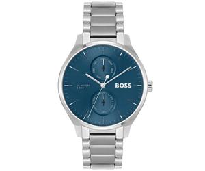 Hugo Boss Tyler 1514106 Men's Multifunction Watch - 43mm Blue Dial Stainless Steel Bracelet