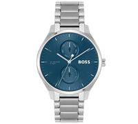 Hugo Boss Tyler 1514106 Men's Multifunction Watch - 43mm Blue Dial Steel Bracelet