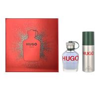 Hugo Boss Unisex Man Eau de Toilette 75ml + Deodorant Spray 150ml Gift Set - Apple - One Size