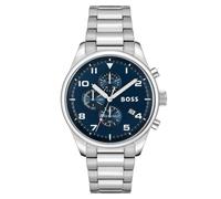 Hugo Boss View 1513989 Men's Watch - 44mm Blue Dial Stainless Steel