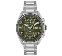 Hugo Boss 1513951 Volane Chronograph Silver Khaki Men's Watch