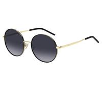 Hugo Boss Woman BOSS 1593/S RHL/9O Sunglasses Metal Gold / Black Grey Round Shaded