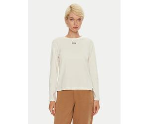 HUGO BOSS Womens Beige Pyjama Long Sleeve T-shirt Ladies XS BNWT