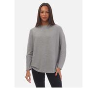 Hugo Boss Women's C_Faland Round Neck Sweater - Silver