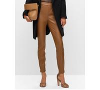 Hugo Boss Women's C_Taslimah Skinny-Fit Trousers - Red/Orange/Brown