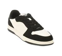Hugo Boss Womens Hadrian Tennis Trainers - White/Black - 4 UK - White/Black - 100% Mixed