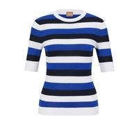 Hugo Boss Womens/Ladies Facuba Stripe Top - Blue/White/Black - 6 UK - Blue/White/Black