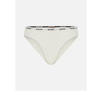 Hugo Boss Women's Logo Waistband Brief, White